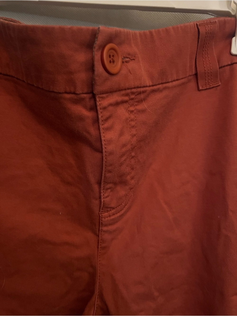 Sonoma Men's Burnt Orange Flat Front Shorts